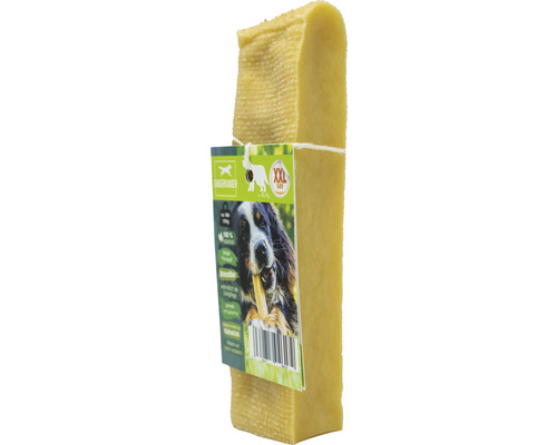 Hondensnack, langdurige kauwsnack, XXL kauwsnack op melkbasis, 1 stuk ca. 170 g, gebitsverzorging, stressverlichting voor honden vanaf 45 kg, kauwspeeltje, kaaskauwbot
