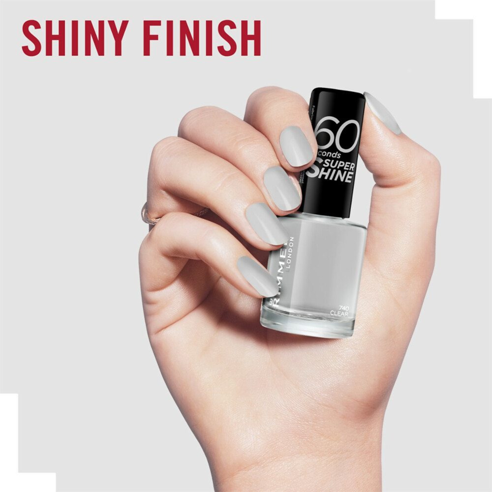 Rimmel Nagellak 60 Seconds SuperShine 740 Clear 8 ml
