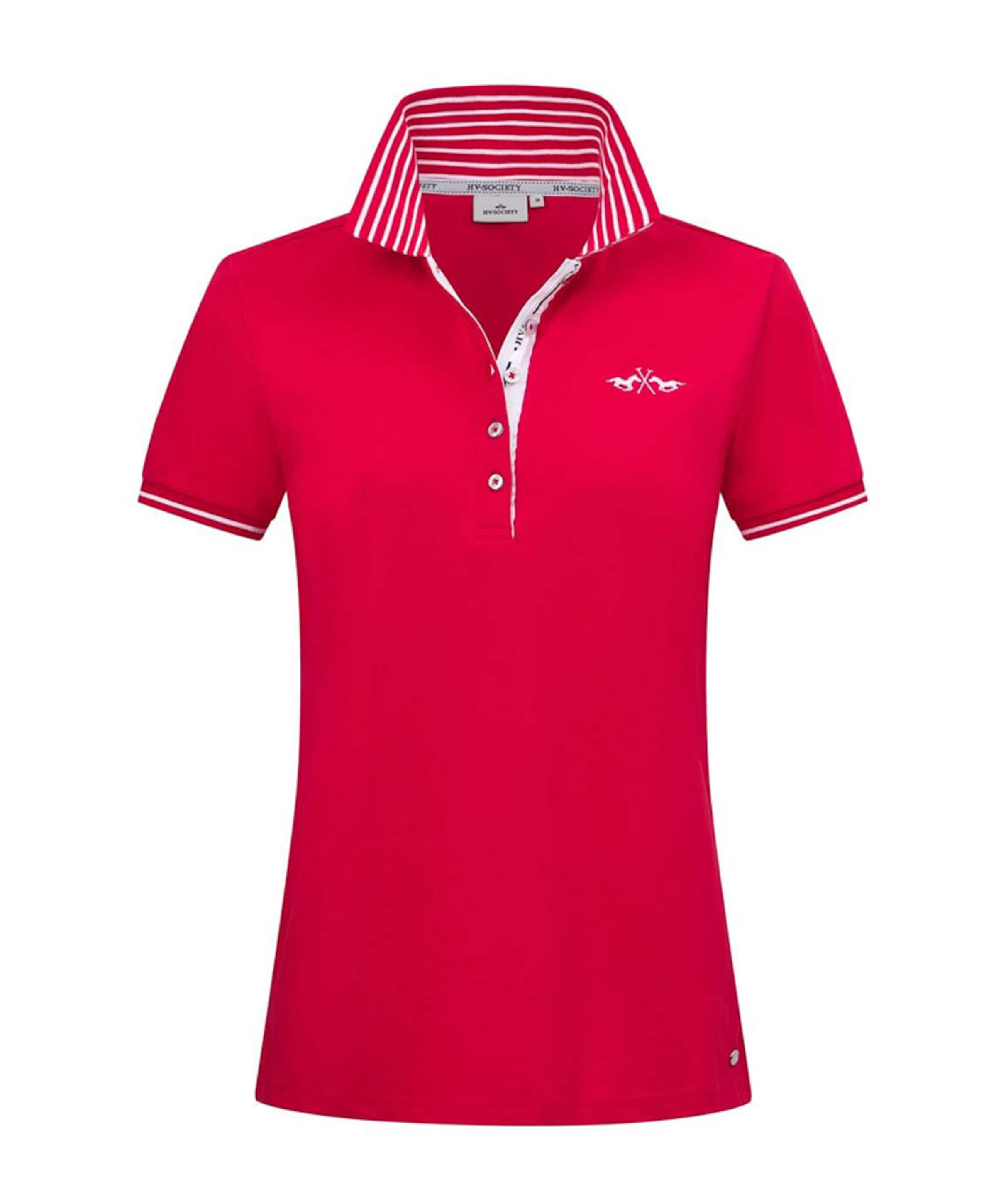HV Society Dames polo rood