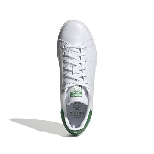 Adidas Stan Smith Sneakers, Cloud White/Green, 41 1/3