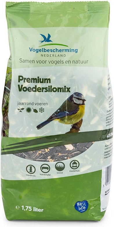 Vogelbescherming Nederland strooivoer voedersilomix 1,75 l