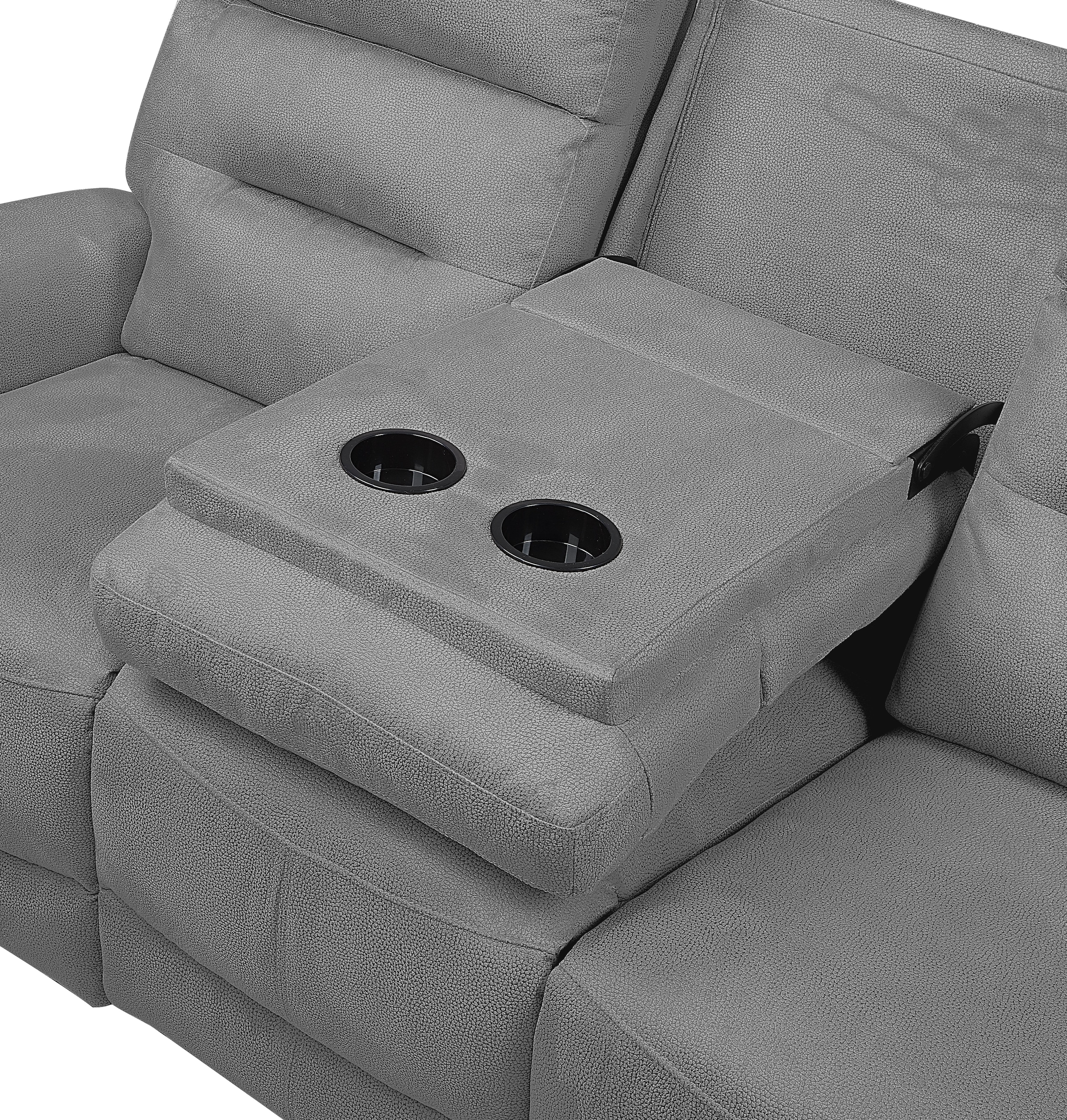 ATLANTIC home collection 3-Sitzer »Falk« Zwei Relaxfunktionen, klappbare Konsole mit Getränkehalter