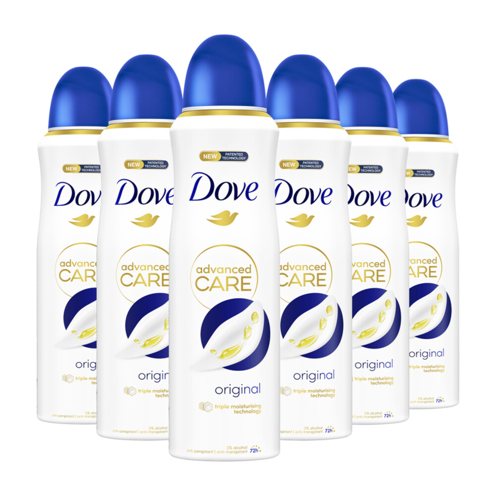 6x Dove Deodorant Spray Original200 ml