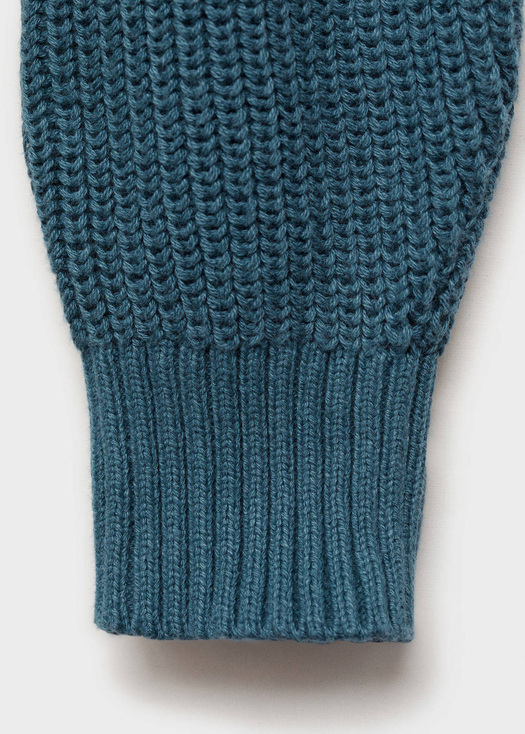 MANGO TEEN trui blauw gebreid