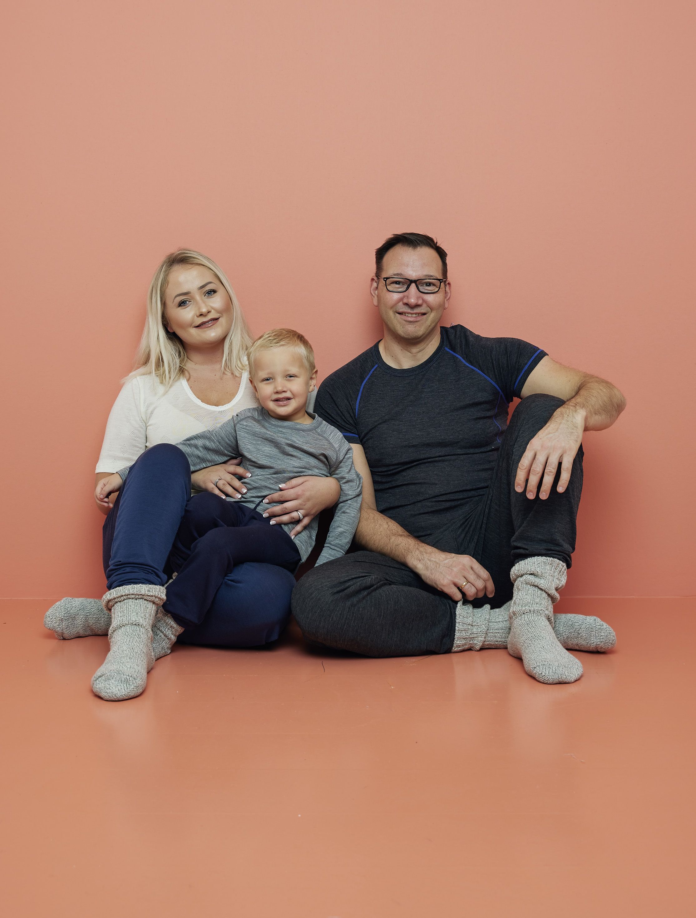 Alexander t-skjorte i ull med kontrastsøm.