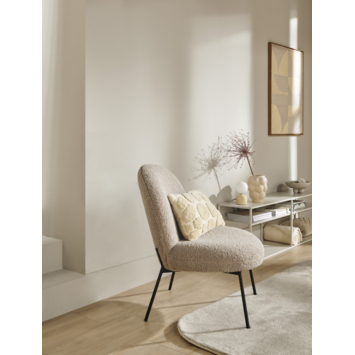 KARWEI fauteuil Babs taupe