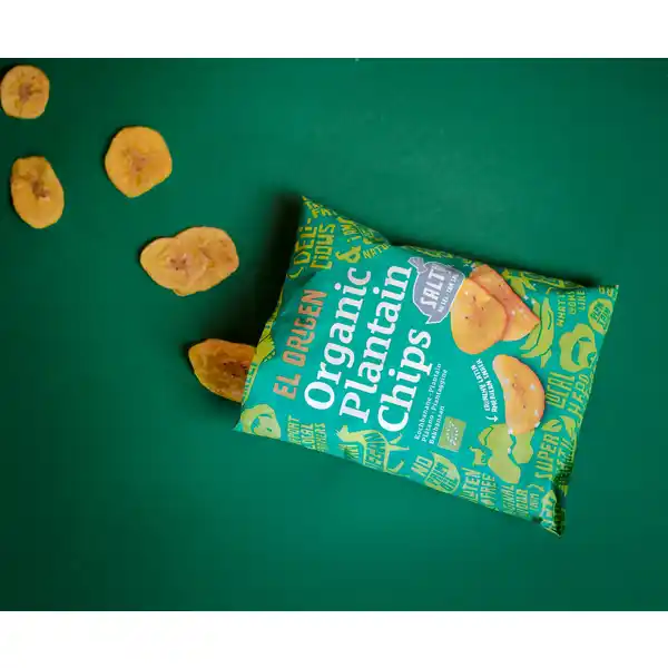 Bio Kochbananen Chips mit Meersalz