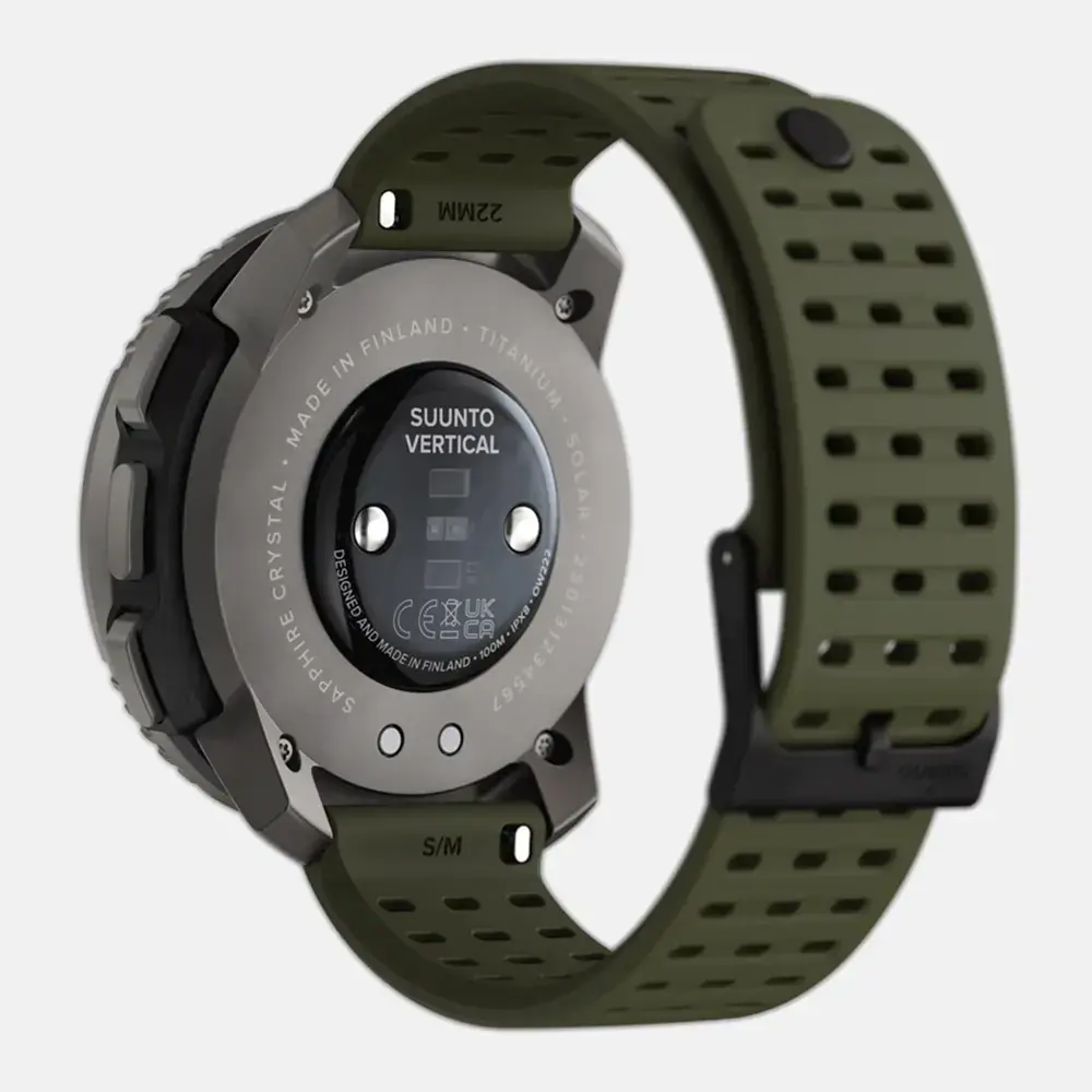 Suunto Vertical Titanium Solar GPS Sporthorloge Groen