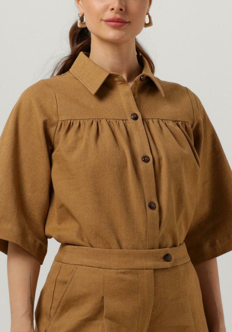 RUBY TUESDAY camel ruby tuesday blouse riah blouse