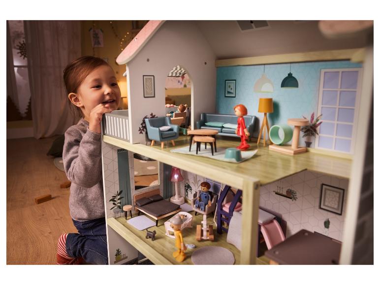 Houten poppenhuis-accessoires