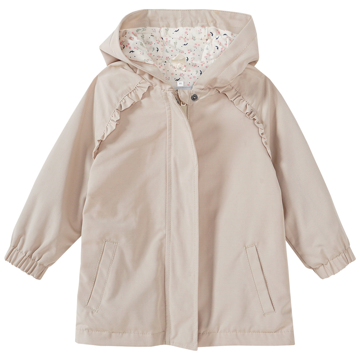 Topomini 3 in 1 Baby Multifunktionsjacke mit Kapuze beige
