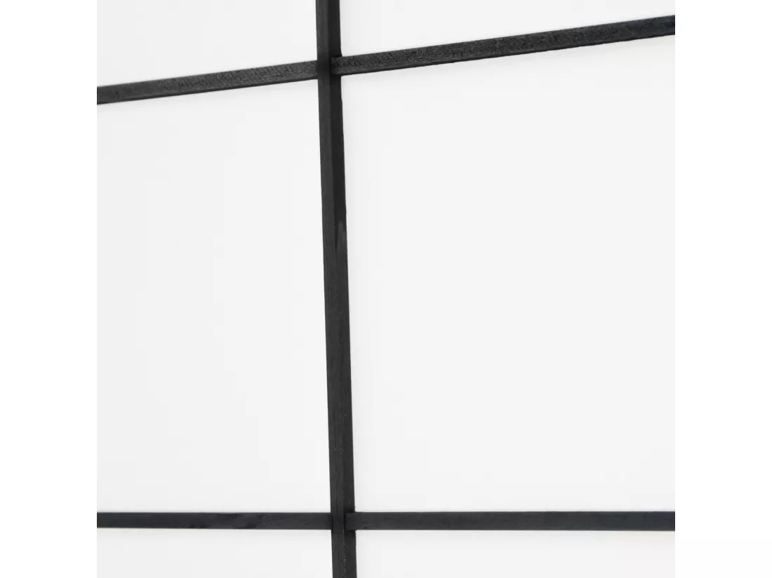 Paravent japonais Shoji en bois noir 5 pans