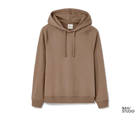 NAH/STUDIO Hoodie | nachhaltige Baumwolle, hazelnut