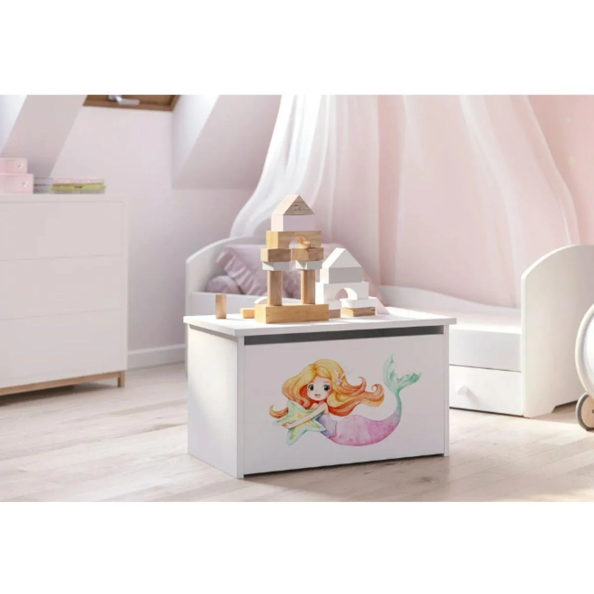 Kobi Coffre à jouets Daria - Sirène