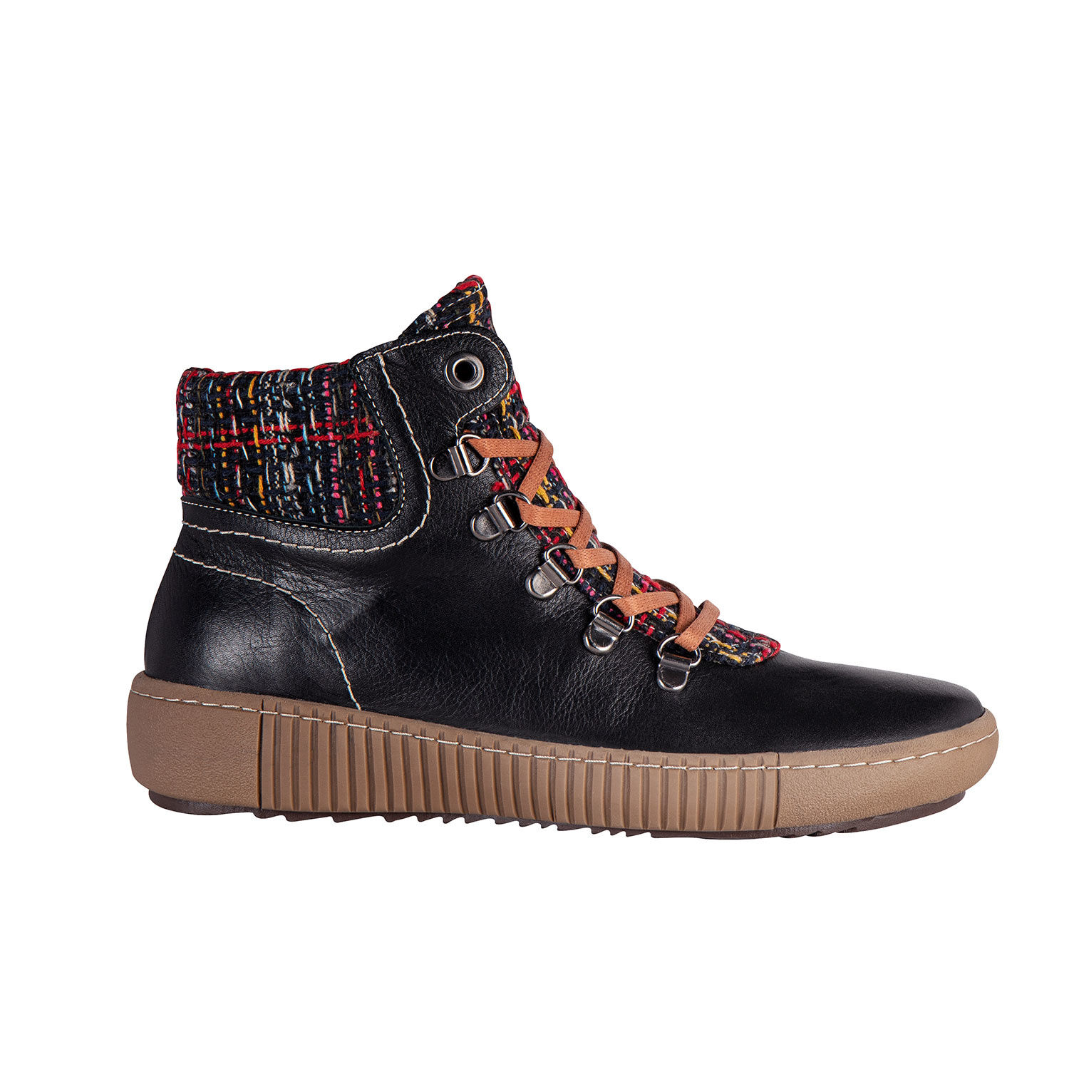 Gemini Schnürstiefelette aus weichem Anilinleder
