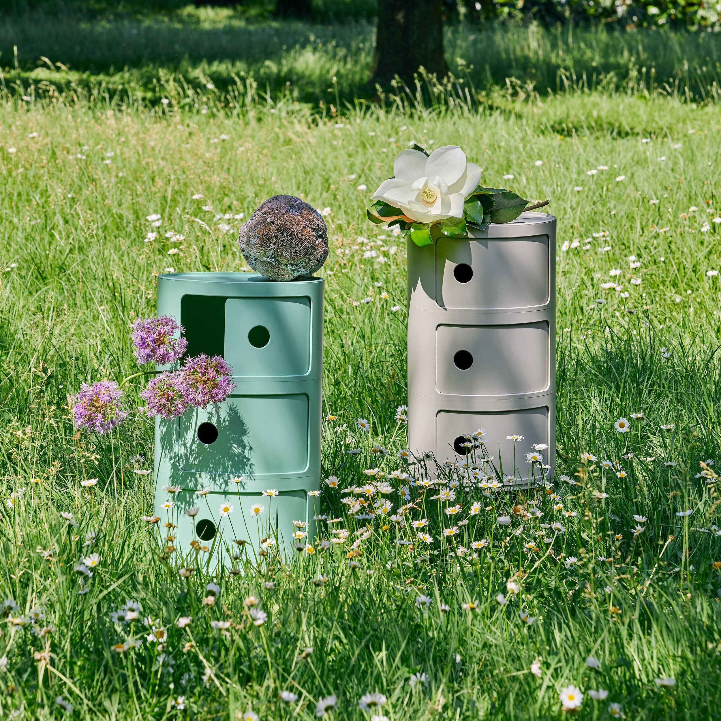 Kartell Componibili BIO Kast - 3 Modules - CrÃ¨me