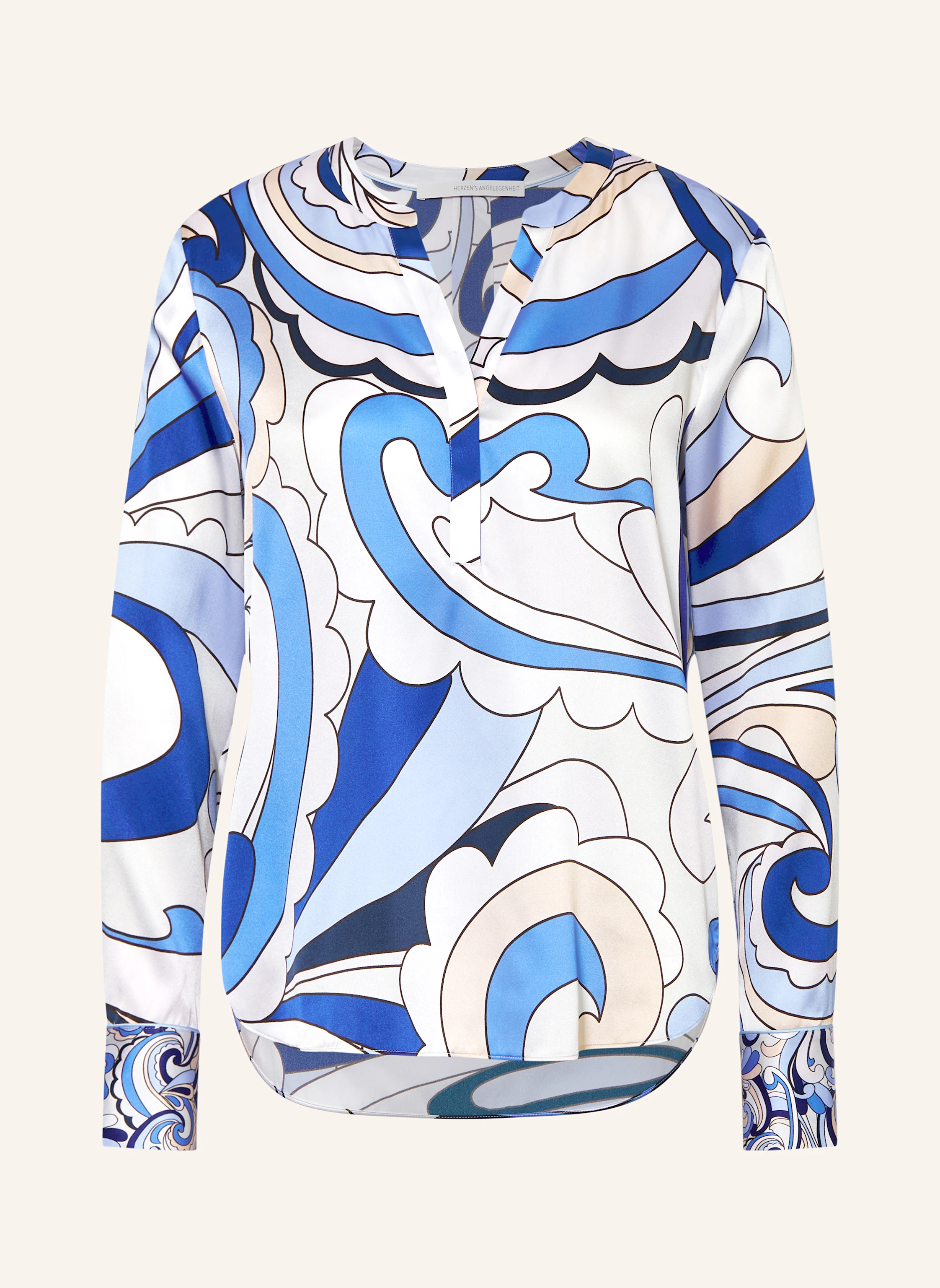 HERZEN'S ANGELEGENHEIT Blusenshirt aus Seide