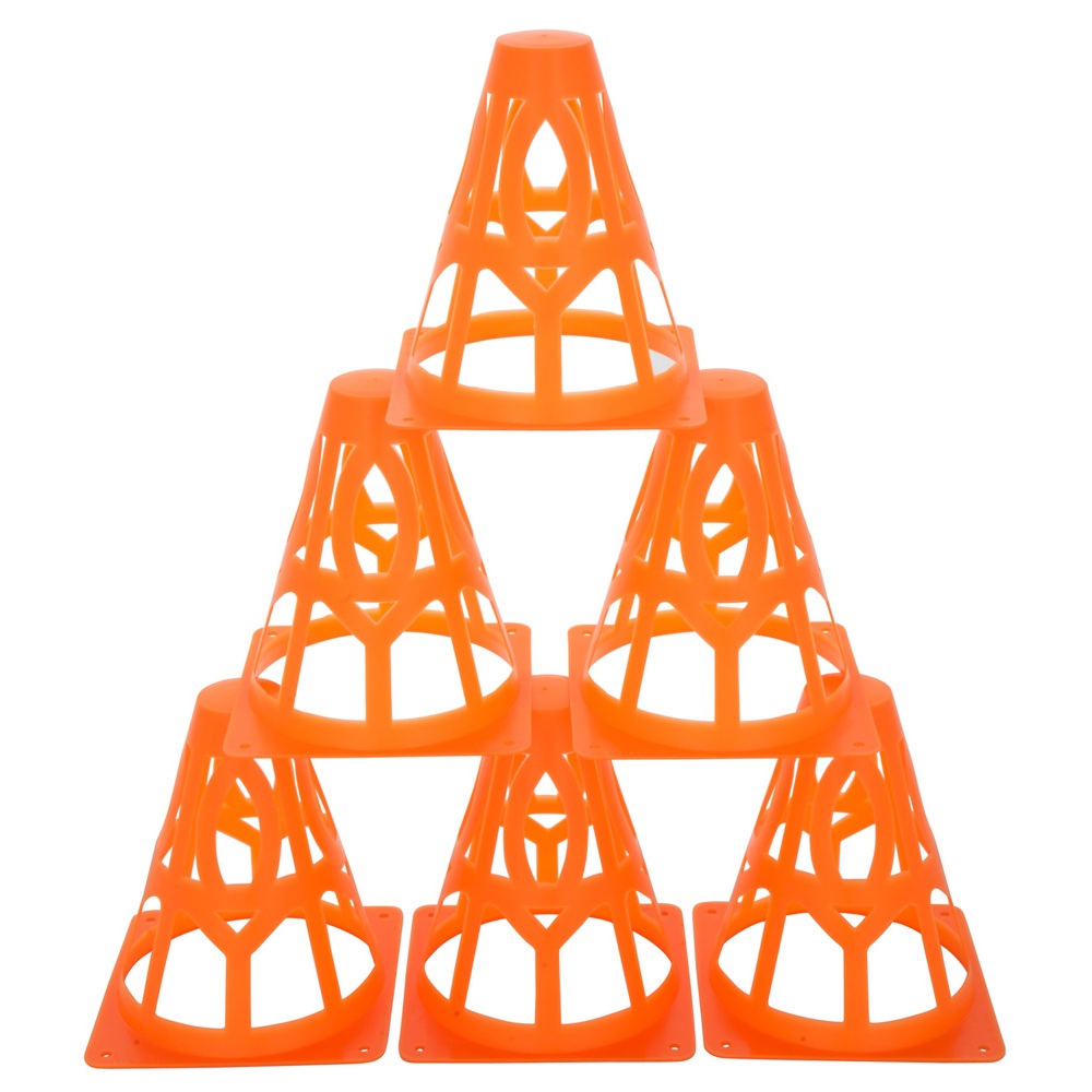 Faltbarer Feldkegel, 6er-Pack