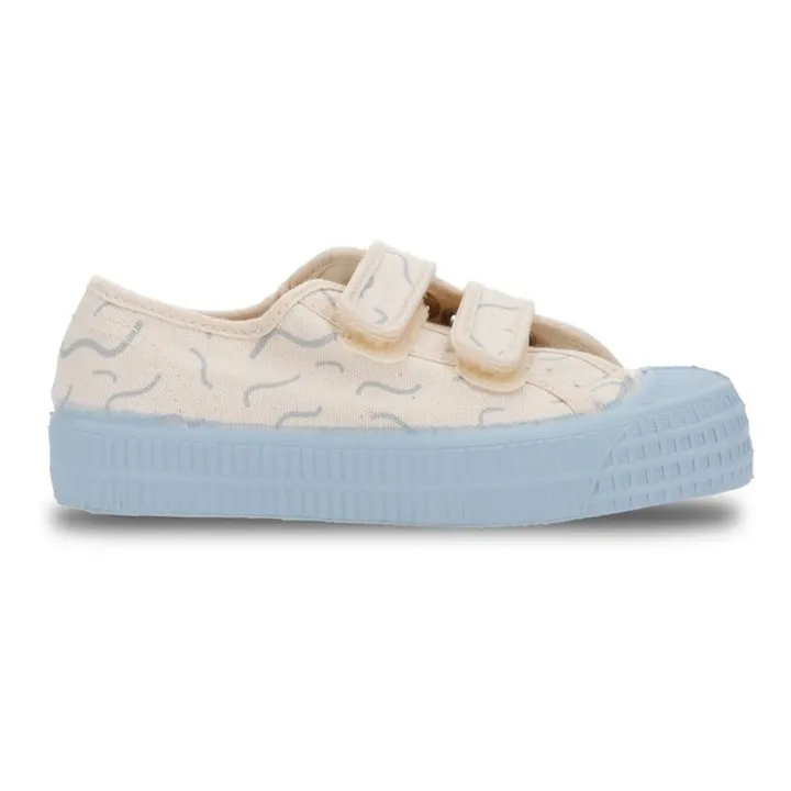 Novesta Baskets Master Kid Velcro Print | Bleu