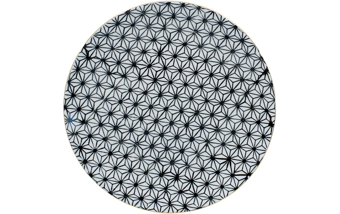 Frühstücks- & Dessertteller Metropolitan Polygon Ø 21 cmTeller aus Steingut