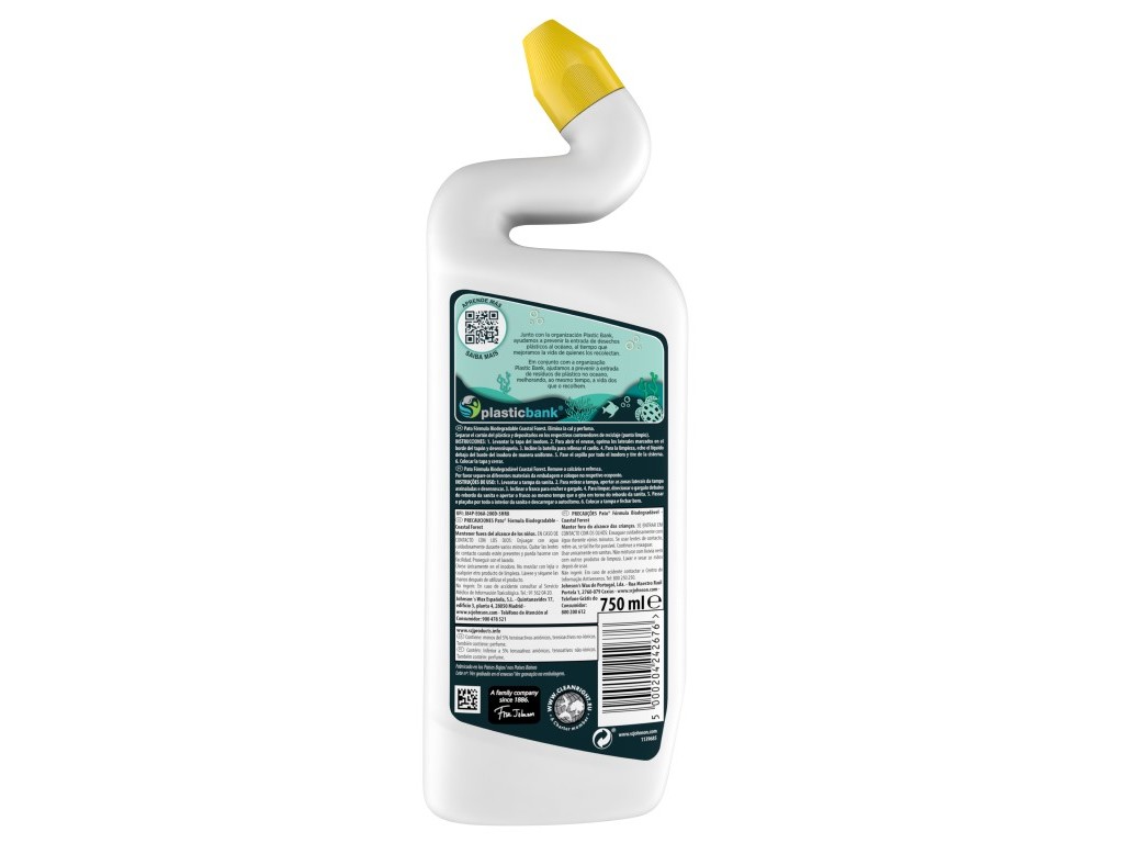 GEL SANITÁRIO PATO BIODEGRADÁVEL FOREST 750ML