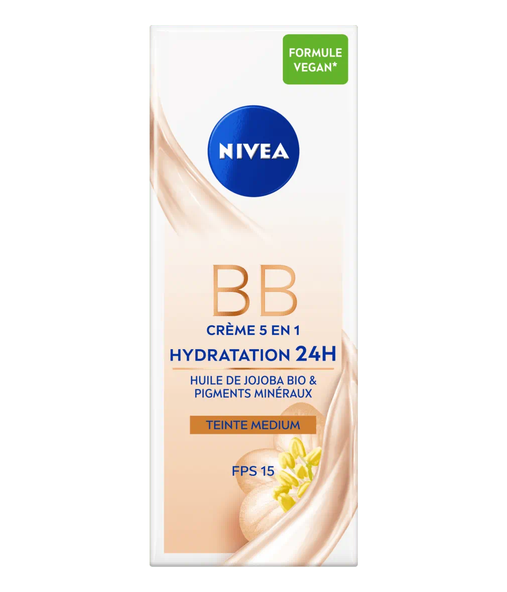 BB CREME 5 EN 1 TEINTE MEDIUM HYDRATATION 24 H