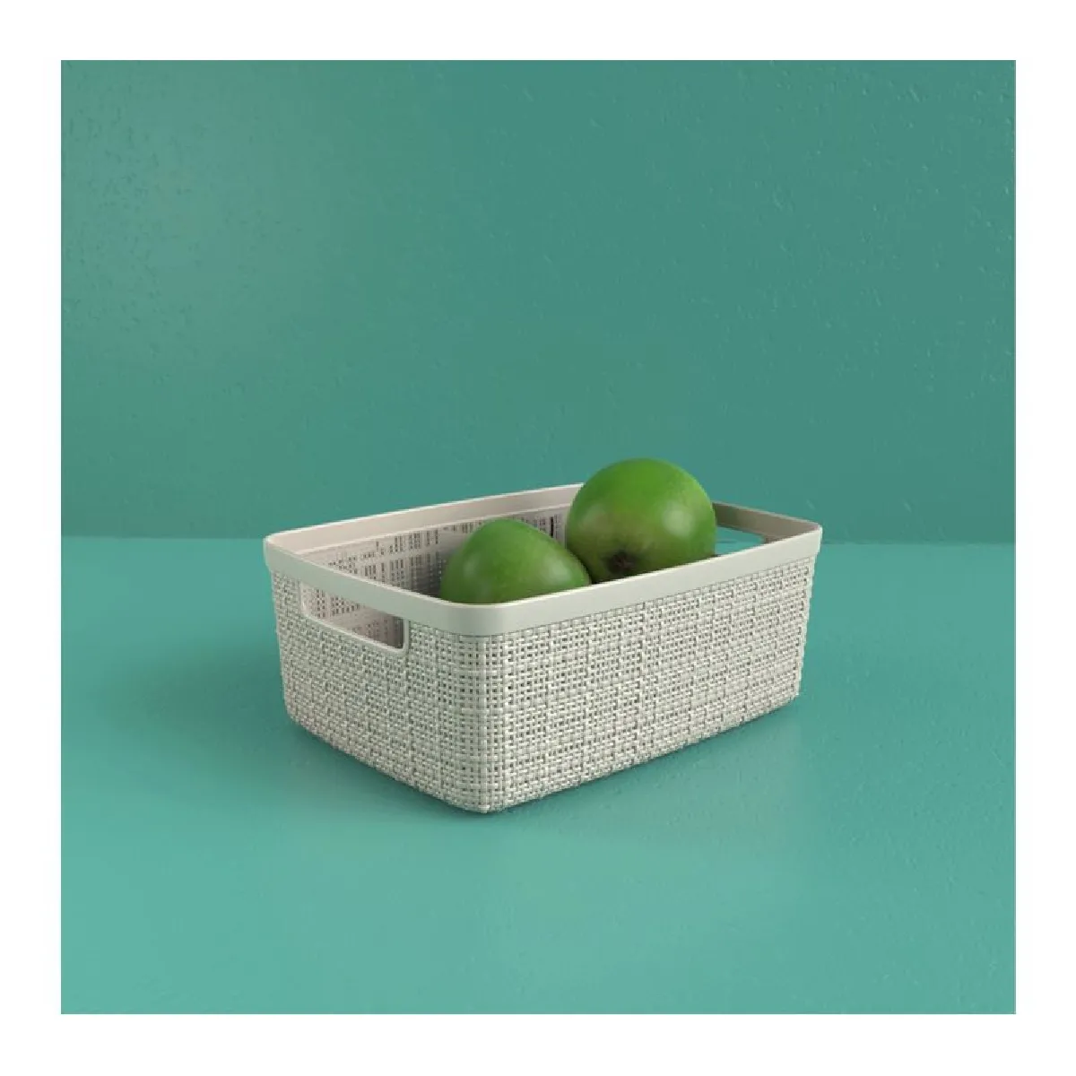 But Panier rectangle 5L Jute - Blanc cassé