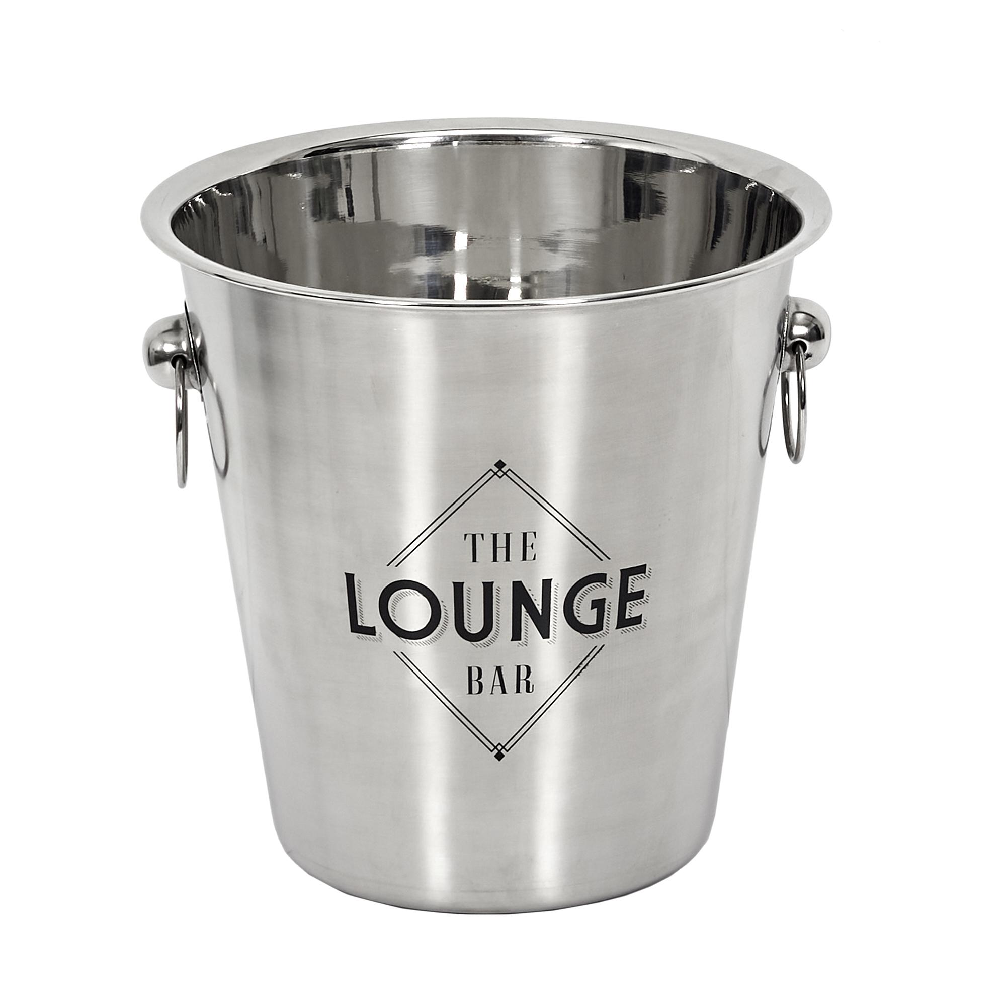 SEAU A CHAMPAGNE ACIER 22CM