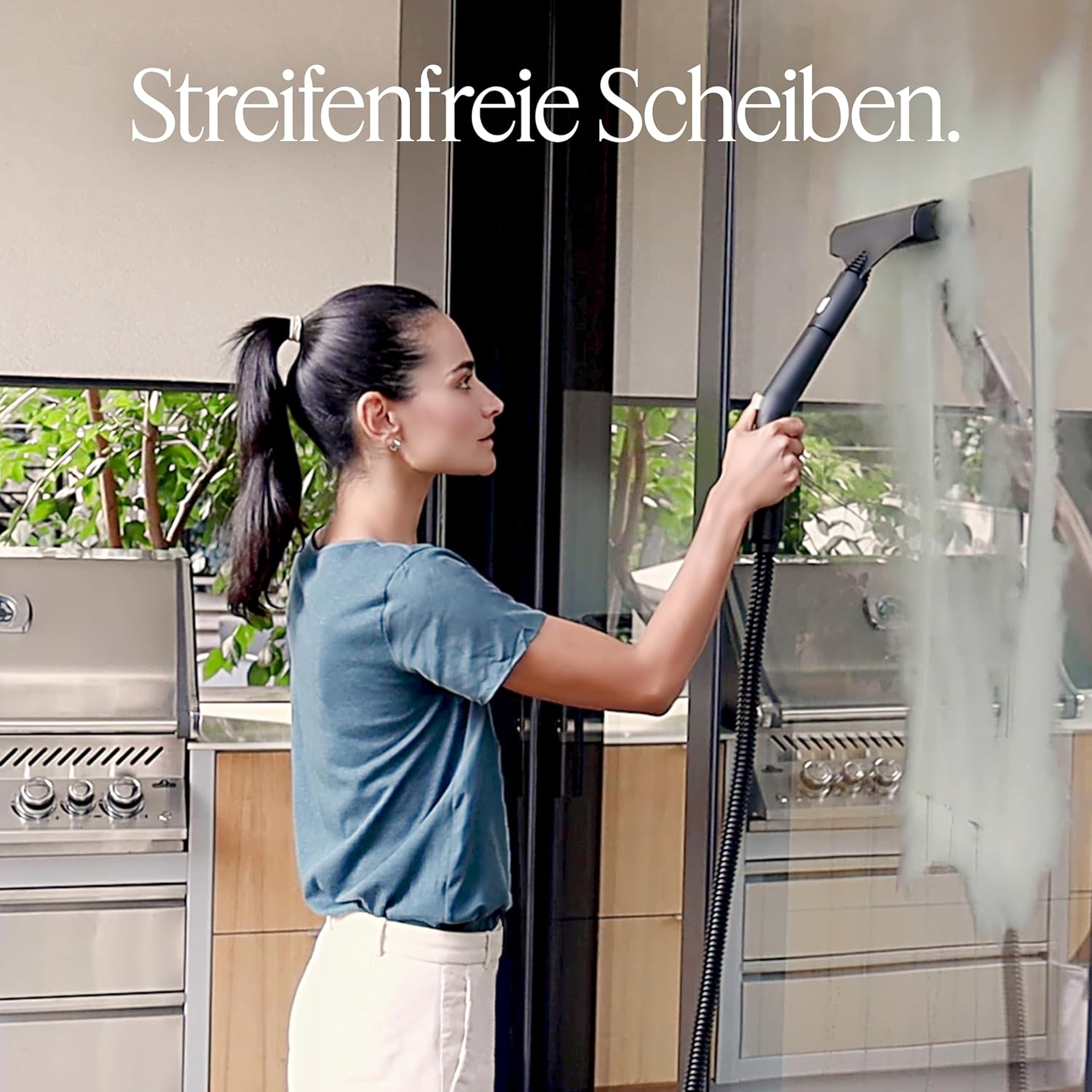 Dupray Neat Dampfreiniger – leistungsstarker Multifunktions-Dampfreiniger für Haus, Böden, Fliesen, Fugen, Möbel, Matratzen, Fenster, Autos & mehr (Neat + 17 Zubehörteile)