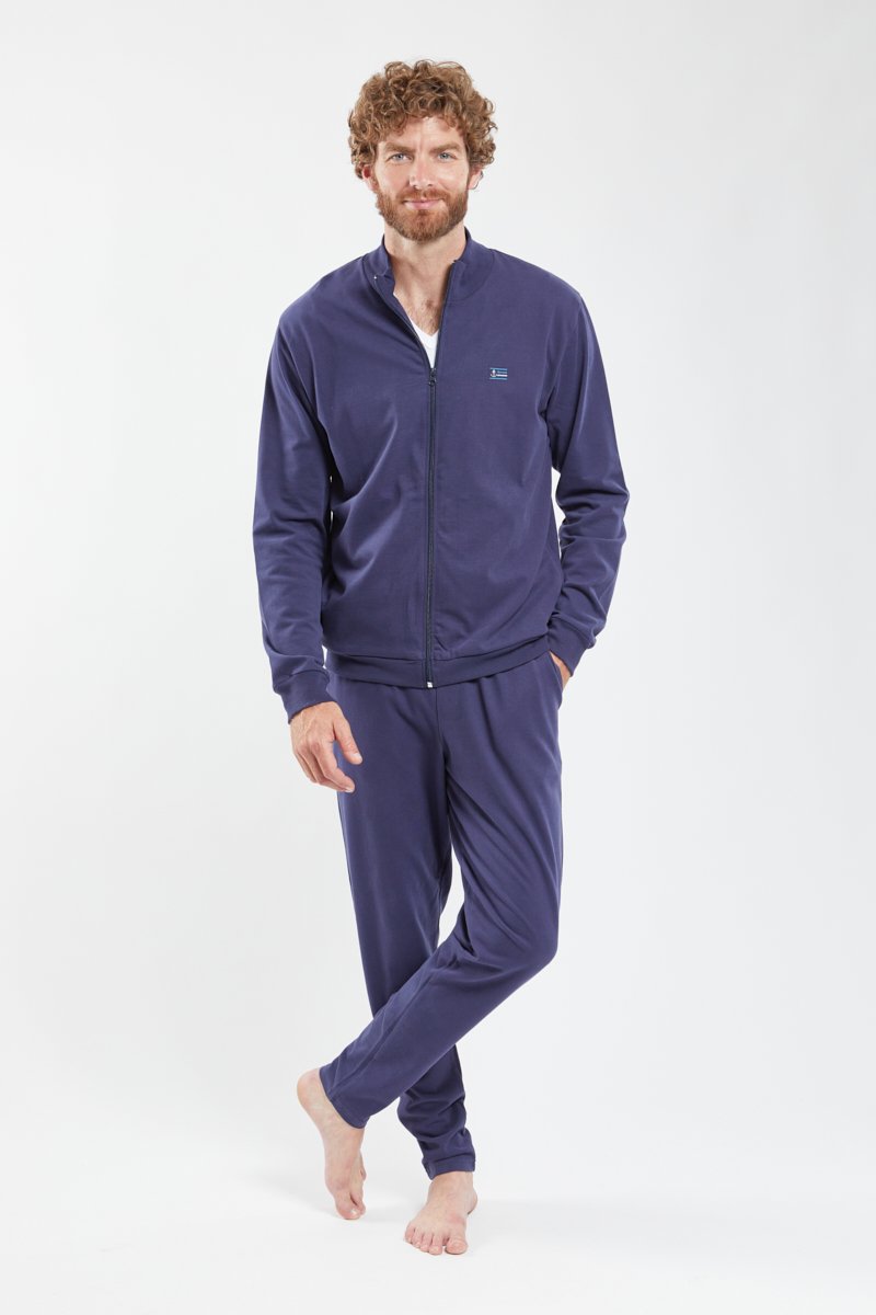 Veste zippée Homewear - coton épais