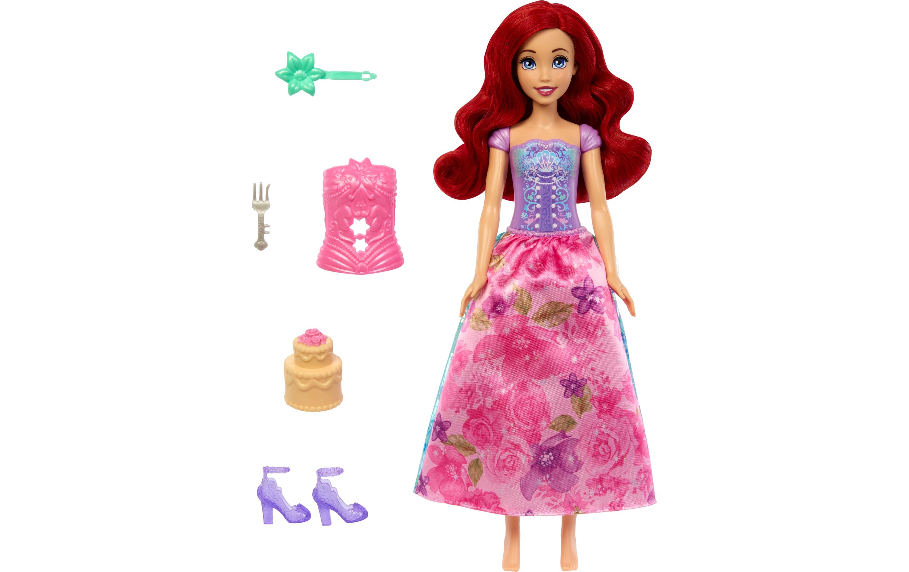 Puppe Disney Prinzessin Spin & Reveal ArielArielle-Modepuppe mit Accessoires