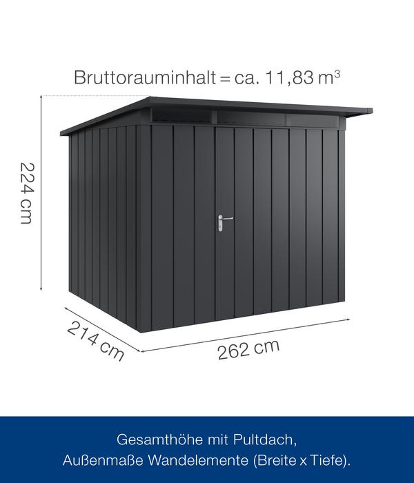 Hörmann Metallgerätehaus Juno JPD9 M-Sk