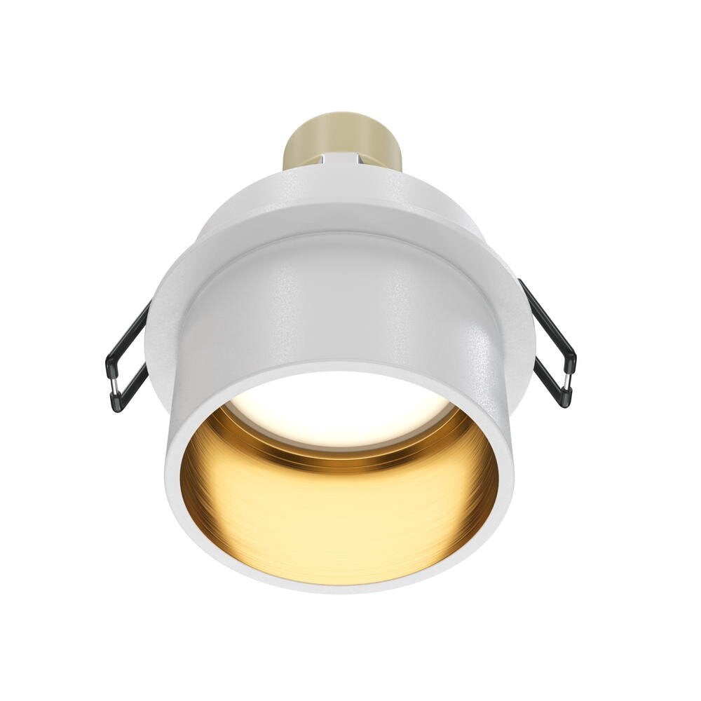 Reif inbouw plafondspot in wit en goud GU10 55mm