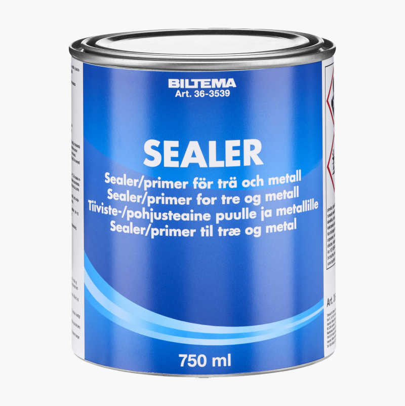 Sealer/primer for tre og metall, 0,75 liter