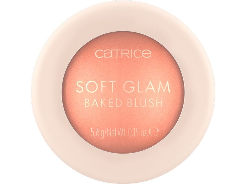 Catrice Rouge Soft Glam Baked Blush 020 Peachy Breeze Rouge und Highlighter in einem für ein makelloses Finish