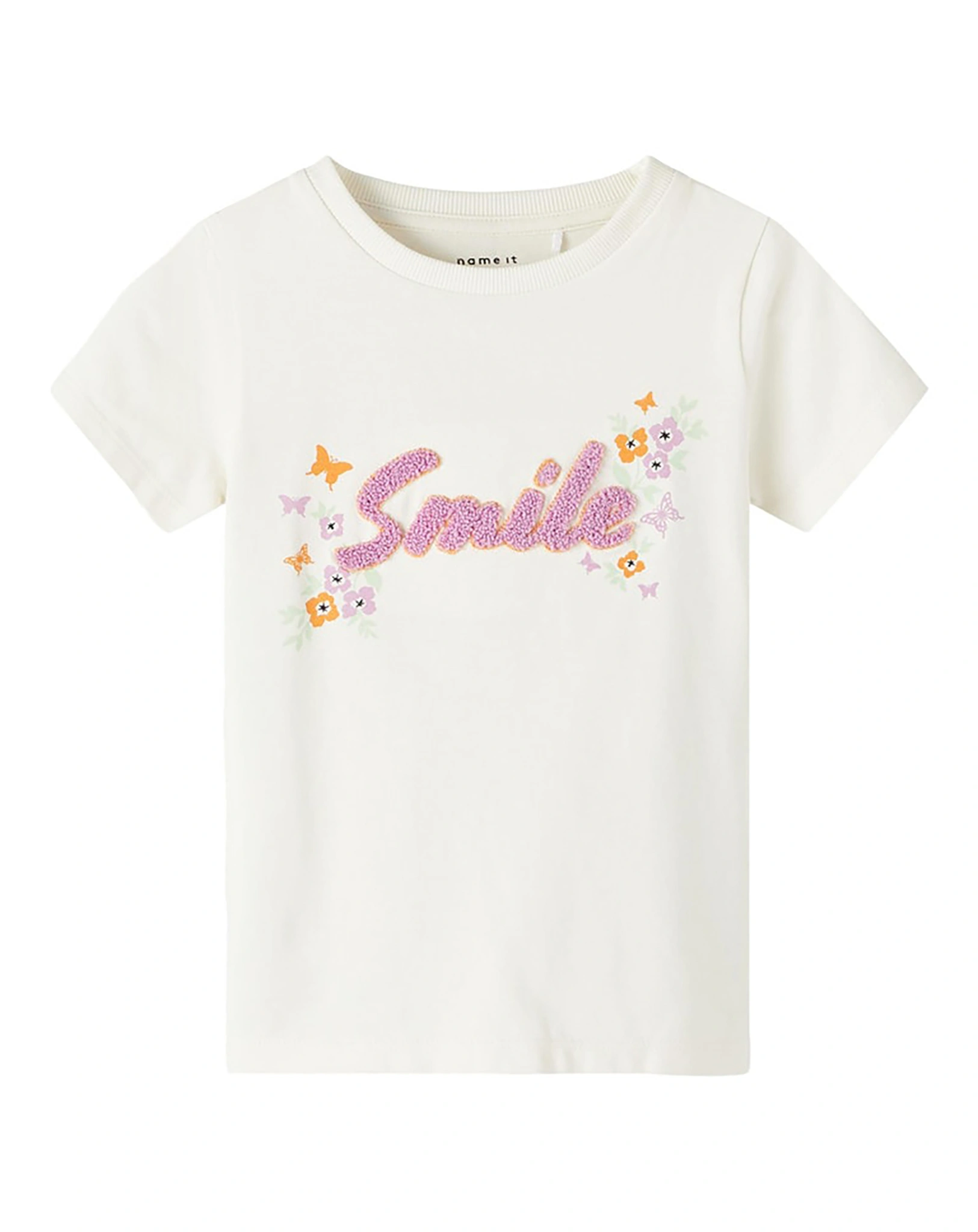 T-Shirt NMFHILDE - SMILE in jet stream