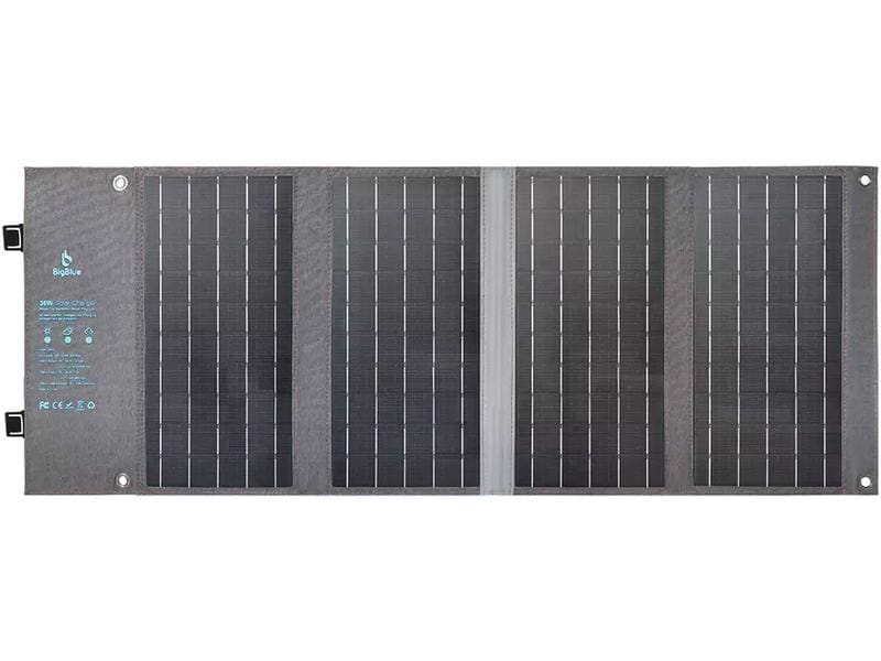 BigBlue Solar Ladegerät B450 36 W, USB Zusammenfaltbares Solarpanel mit 2 USB Ladeanschlüssen