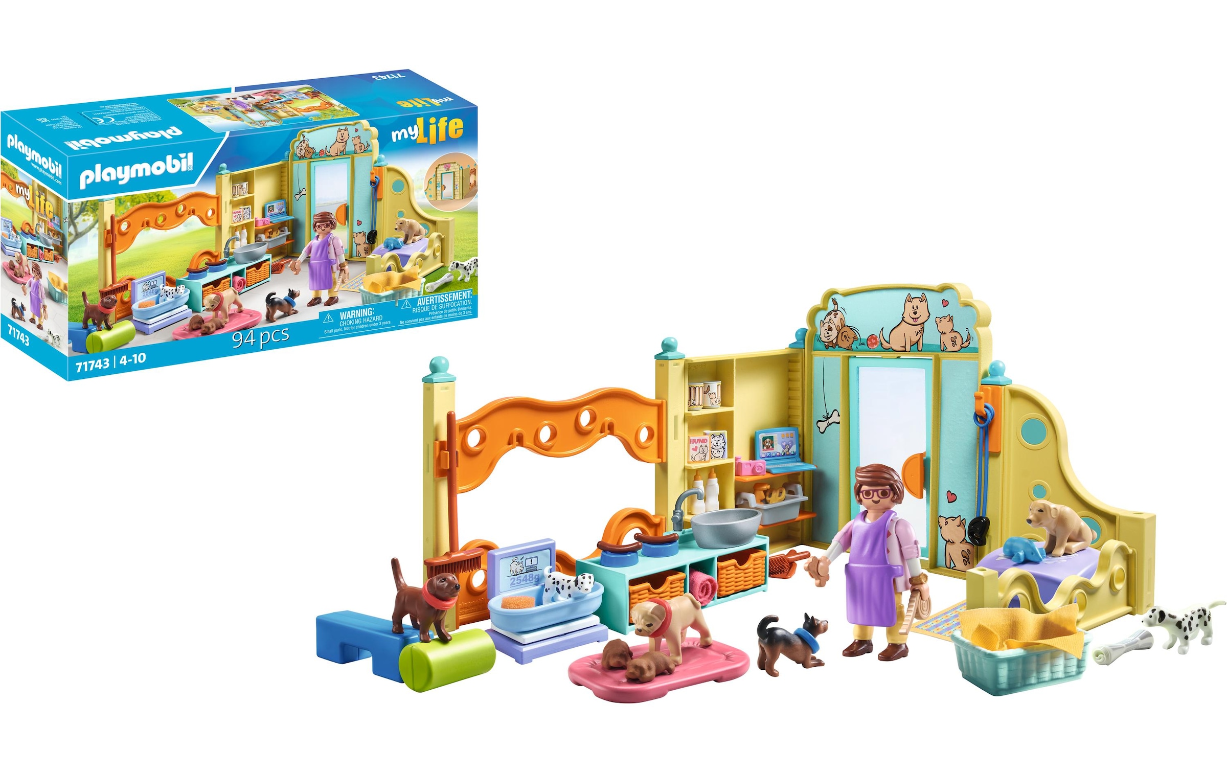 Playmobil® Spielbausteine »My Life Welpenhaus 71743«