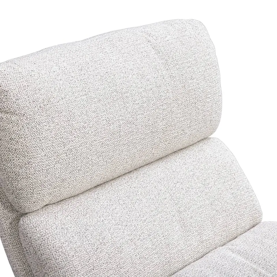 Fauteuil Bobbi incl. hocker - greige