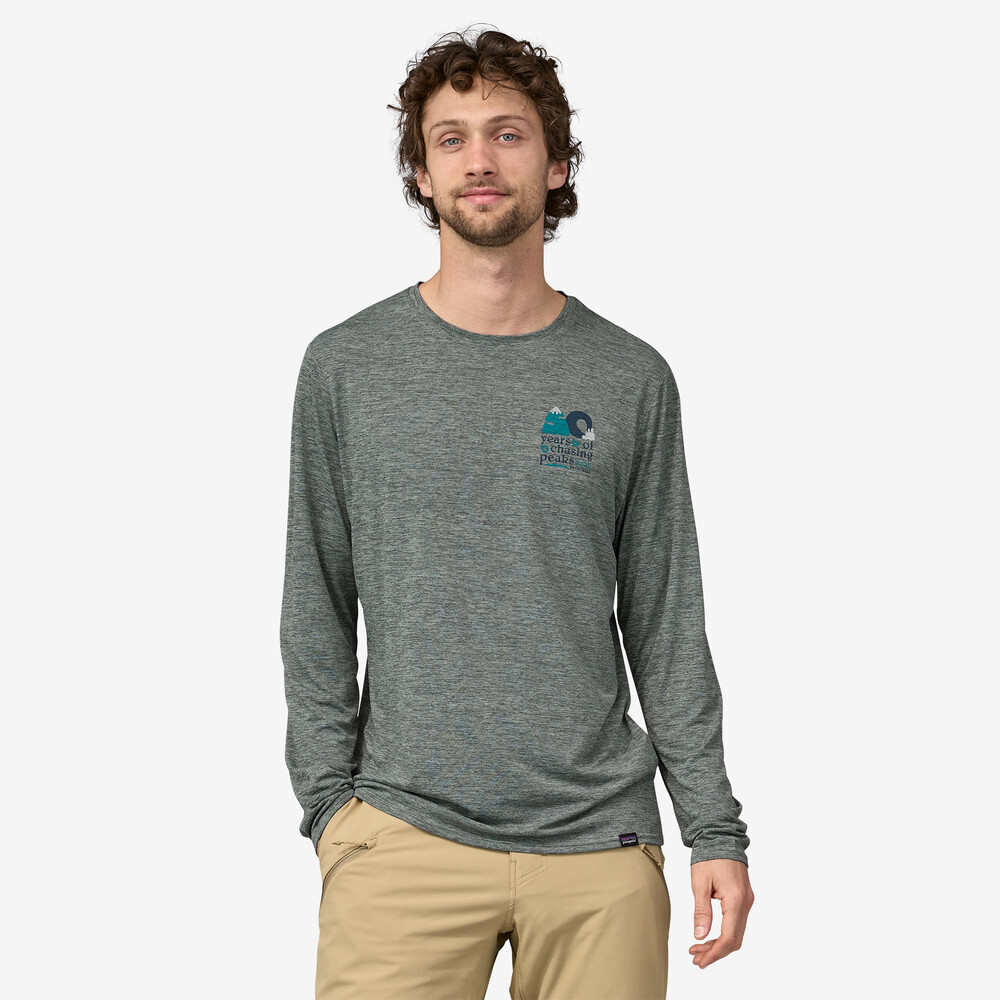 Capilene Cool Daily Graphic Herren-Langarmhemd - Waters