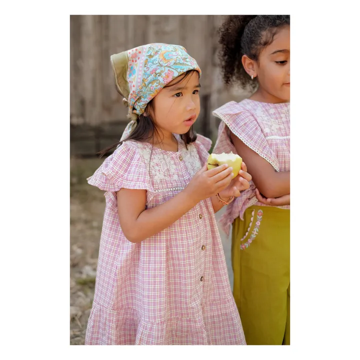 Louise Misha Foulard Capucine Fleuri | Bleu