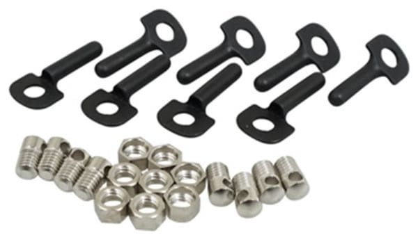 FIXATION SERRE TRINGLE ET EMBOUT POUR GARDE BOUE STRONGLIGHT ROAD-TOUR-COUNTRY (SACHET DE 8)