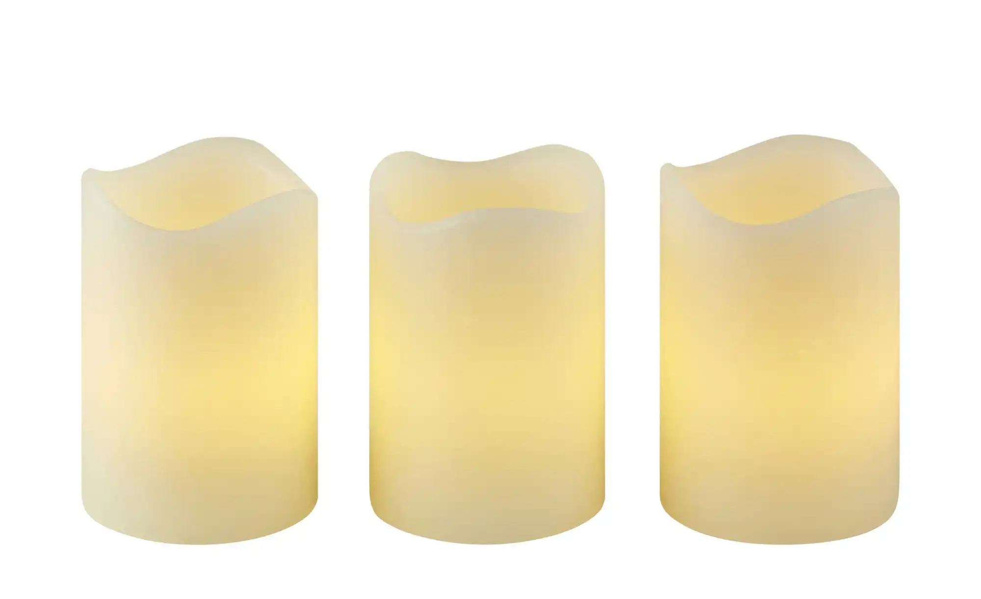 LED-Kerzen, 3er-Set