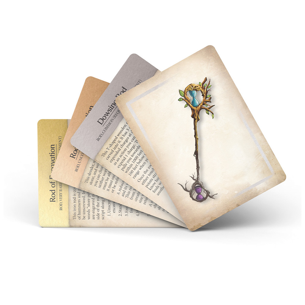 Deck de Recueil d'Objets Magiques: Sceptres, Bâtons et Baguettes