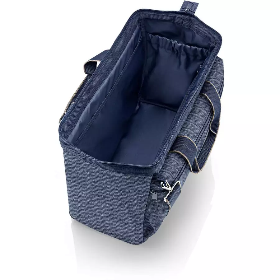 reisenthel travelling allrounder S pocket - Reisetasche 39 cm herringbone dark blue