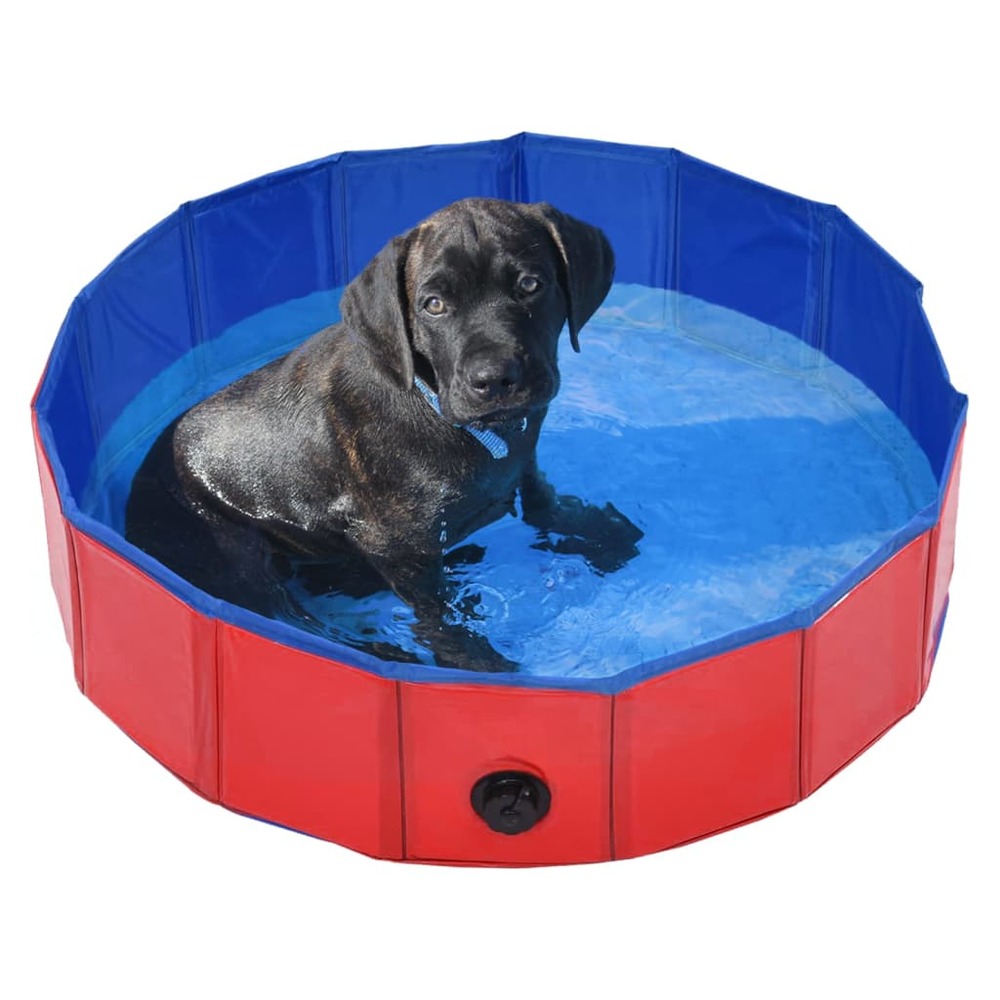 Piscine animaux de compagnie cooling m rouge/bleu