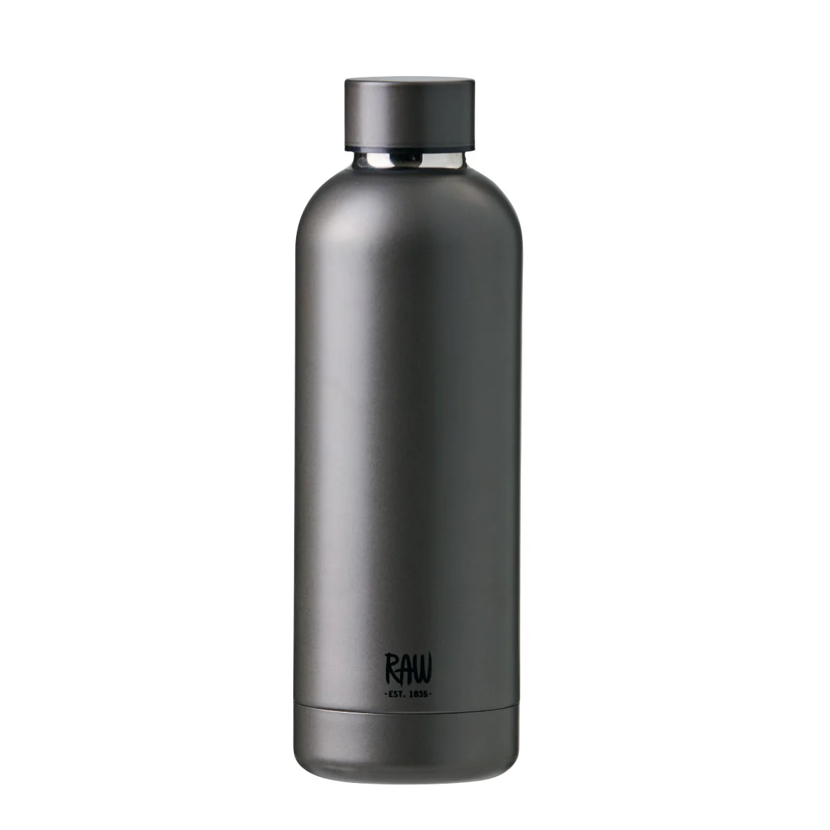 RAW  Termoflaske, metallic dark grey - 0,5L
