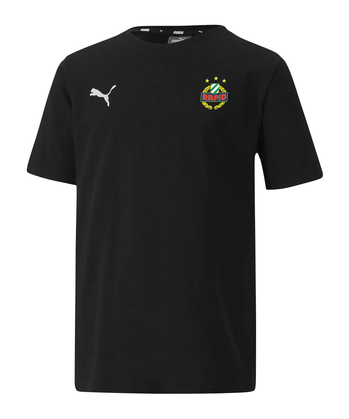 PUMA SK Rapid Wien Freizeit T-Shirt Kids Schwarz F03