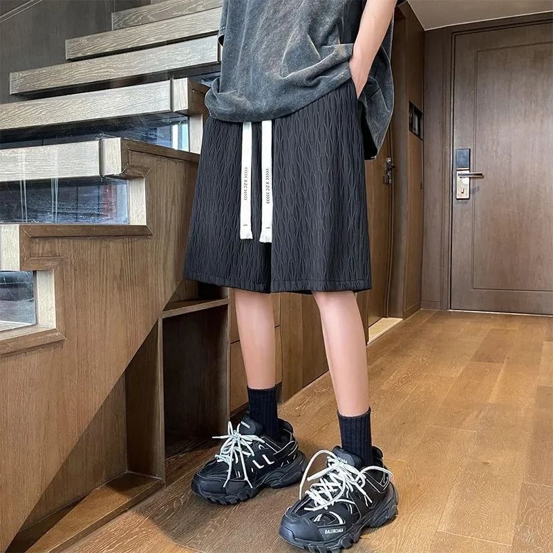 DuckleBeam - Effen shorts met trekkoord in de taille
