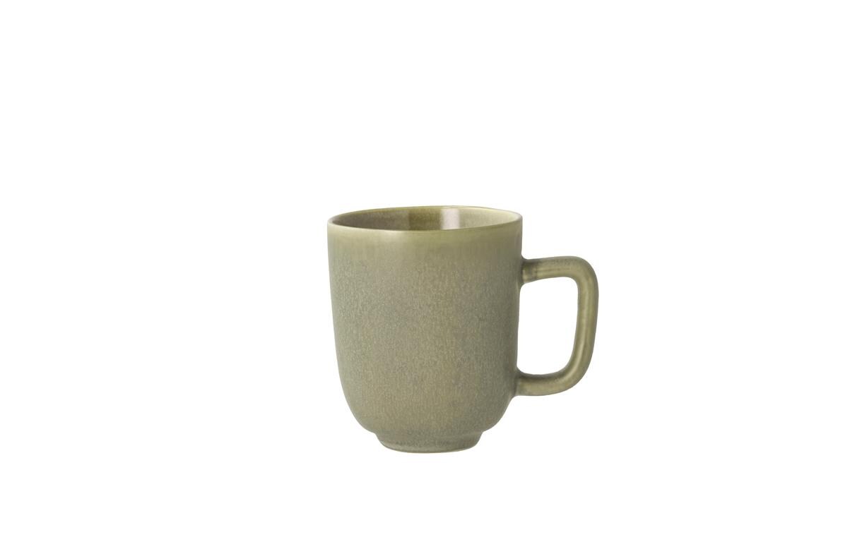 Kaffeetasse Shoku 330 ml, 6 Stück, GrünTassen-Set aus Steinzeug